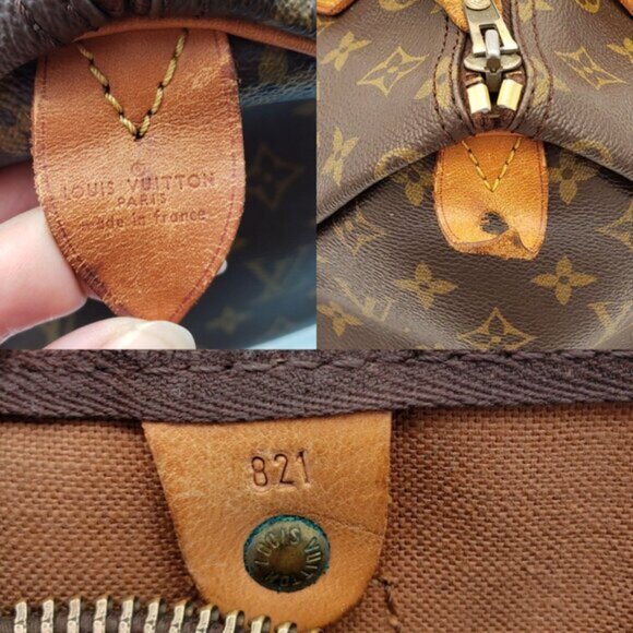 Louis Vuitton Vintage Speedy 30 Monogram Handbag 409-101725 - Picture 15 of 15